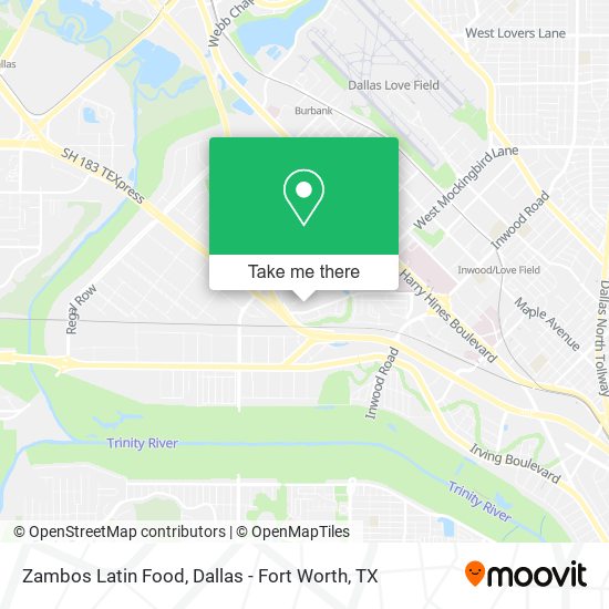 Zambos Latin Food map