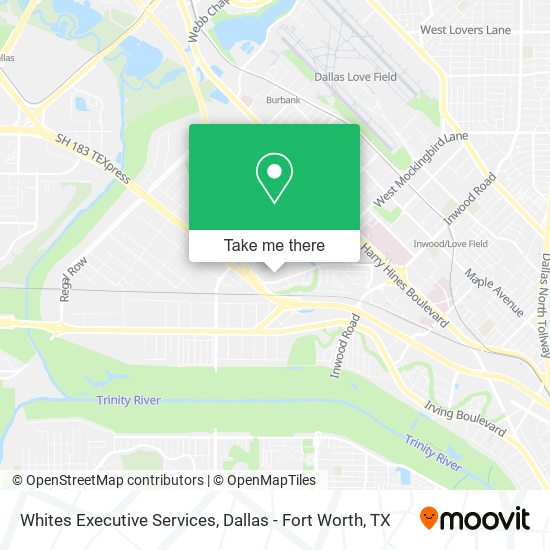 Whites Executive Services map