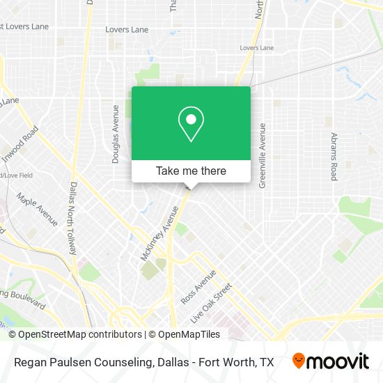 Mapa de Regan Paulsen Counseling