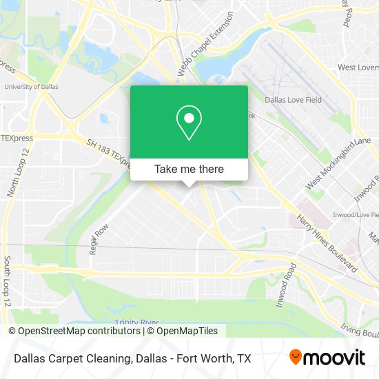 Mapa de Dallas Carpet Cleaning