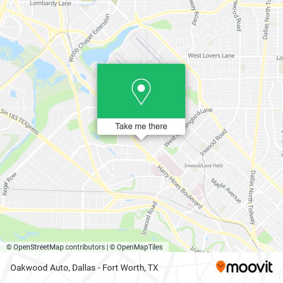 Oakwood Auto map