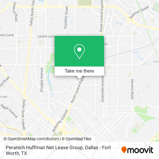 Mapa de Peranich Huffman Net Lease Group