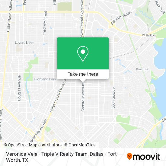 Veronica Vela - Triple V Realty Team map