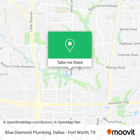 Blue Diamond Plumbing map