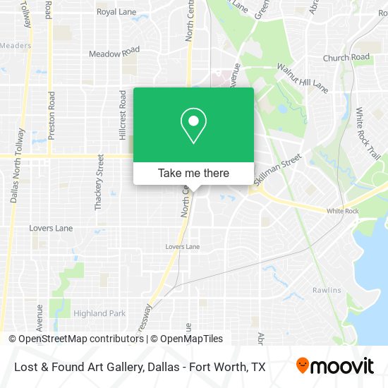 Lost & Found Art Gallery map