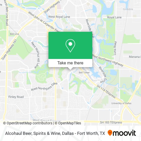 Alcohaul Beer, Spirits & Wine map