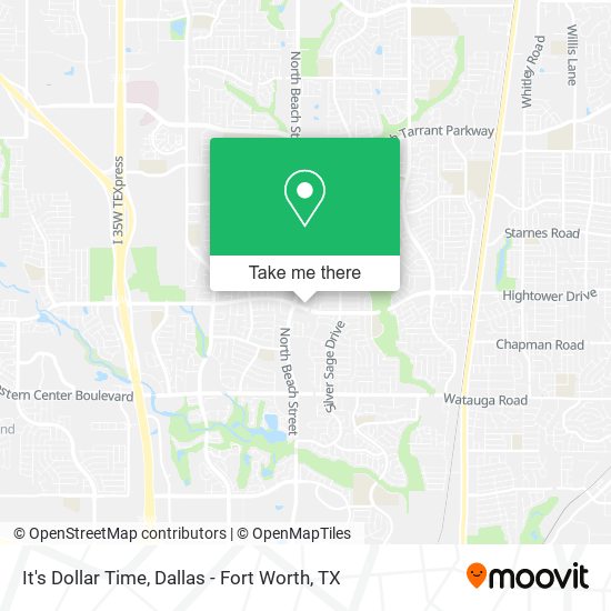 It's Dollar Time map