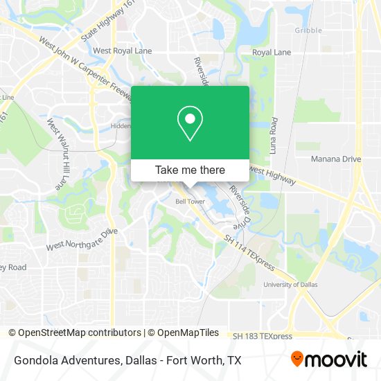 Gondola Adventures map