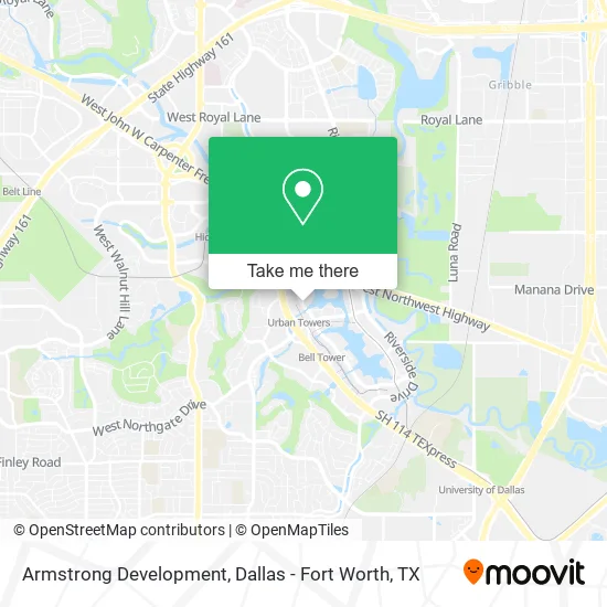 Armstrong Development map