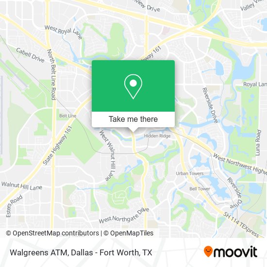 Mapa de Walgreens ATM