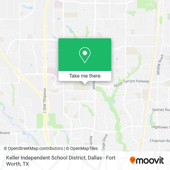 Keller Independent School District map