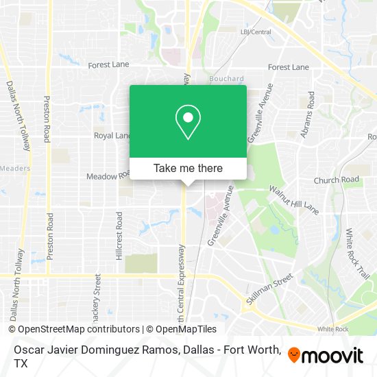 Oscar Javier Dominguez Ramos map