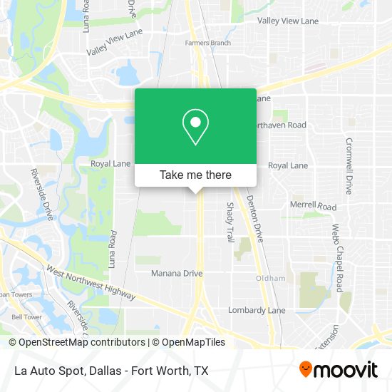 La Auto Spot map
