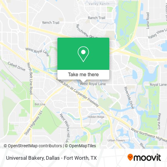 Universal Bakery map