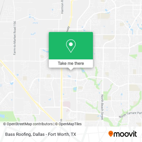 Bass Roofing map