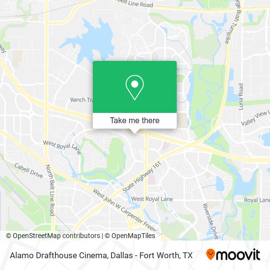 Alamo Drafthouse Cinema map