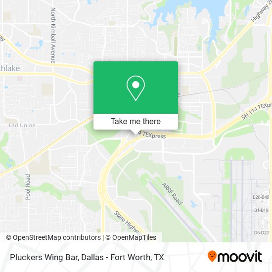 Pluckers Wing Bar map