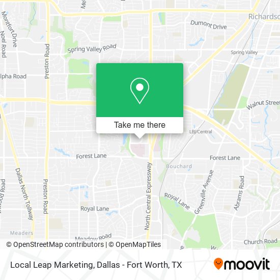 Local Leap Marketing map