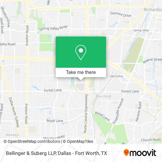 Bellinger & Suberg LLP map