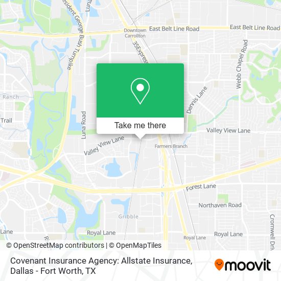 Covenant Insurance Agency: Allstate Insurance map