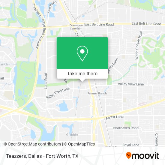 Teazzers map
