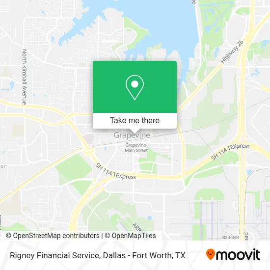 Rigney Financial Service map