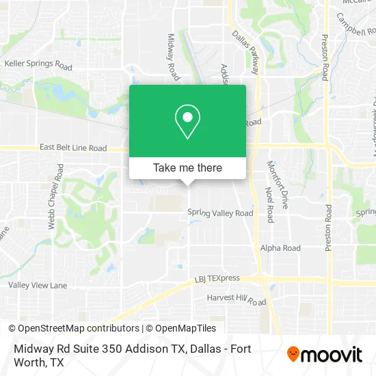 Midway Rd Suite 350 Addison TX map