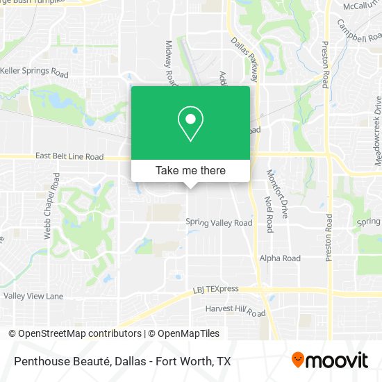 Penthouse Beauté map