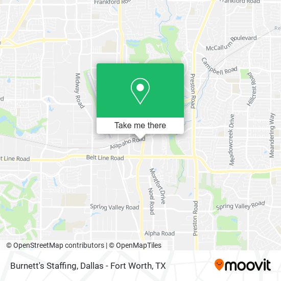 Burnett's Staffing map