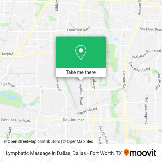 Lymphatic Massage in Dallas map