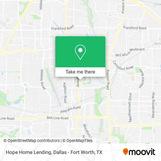 Hope Home Lending map