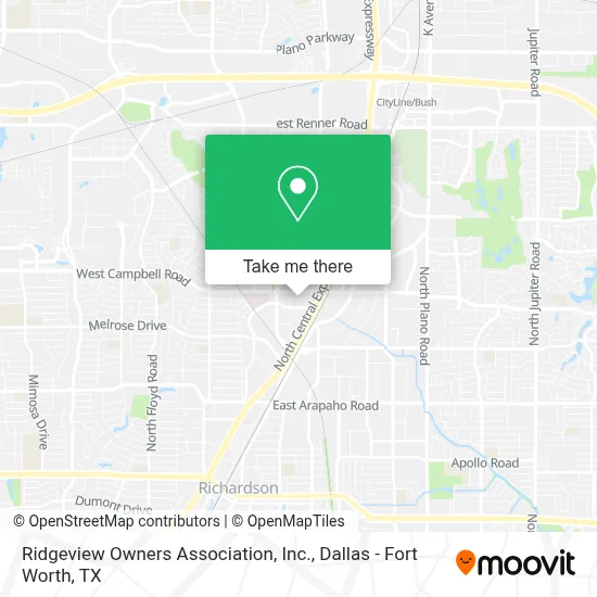 Ridgeview Owners Association, Inc. map