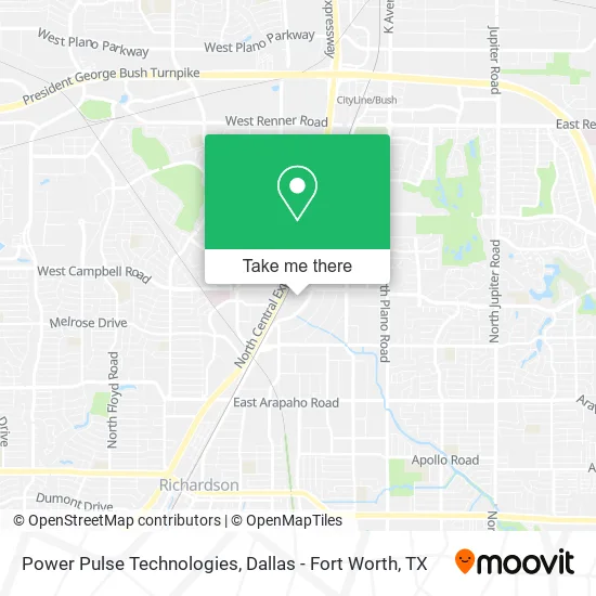 Power Pulse Technologies map