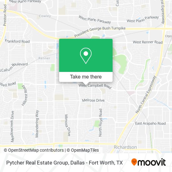 Pytcher Real Estate Group map
