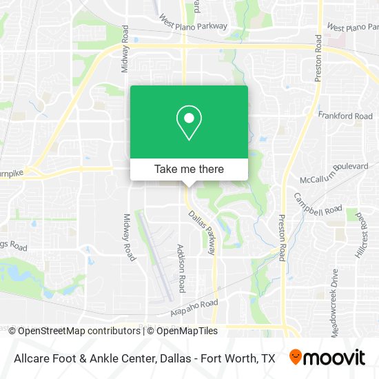 Allcare Foot & Ankle Center map