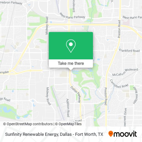 Sunfinity Renewable Energy map