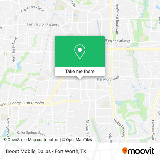 Boost Mobile map