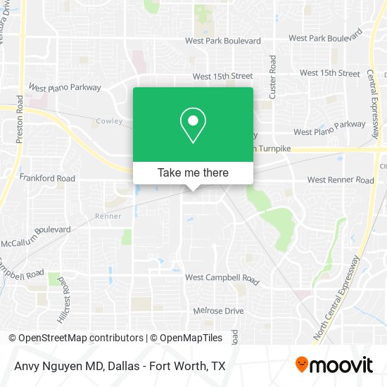 Mapa de Anvy Nguyen MD