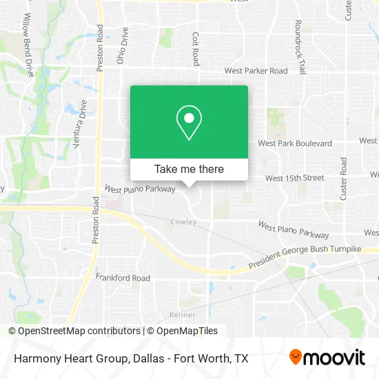 Harmony Heart Group map