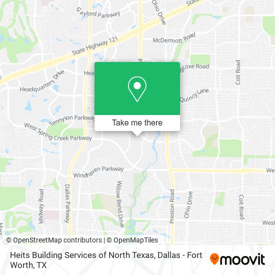 Mapa de Heits Building Services of North Texas