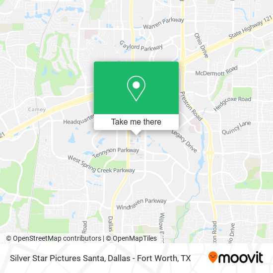 Silver Star Pictures Santa map