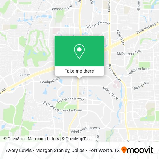 Avery Lewis - Morgan Stanley map