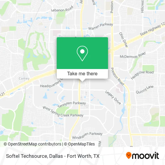 Softel Techsource map