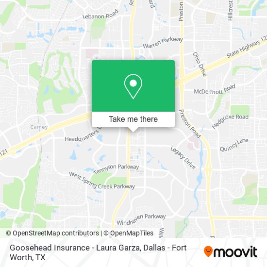 Goosehead Insurance - Laura Garza map