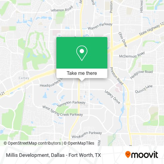 Millis Development map