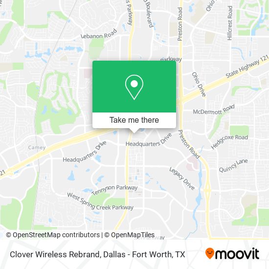 Clover Wireless Rebrand map