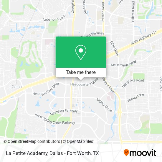 Mapa de La Petite Academy