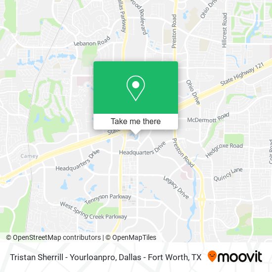 Mapa de Tristan Sherrill - Yourloanpro