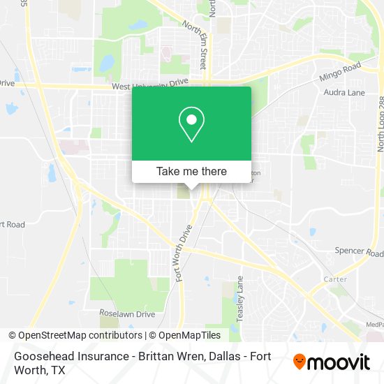 Mapa de Goosehead Insurance - Brittan Wren