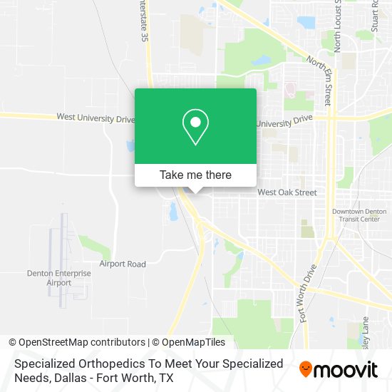 Specialized Orthopedics To Meet Your Specialized Needs map
